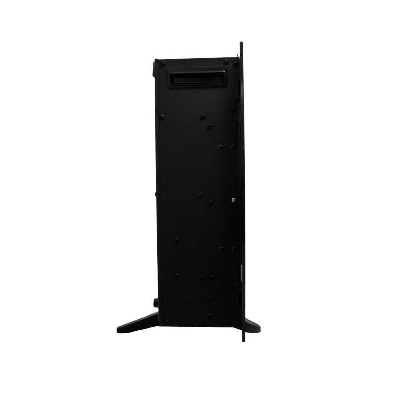 Electric Wall Mounted Inset LED Black Fireplace Free Standing 60" 950W 1850W 12 Colours Timer Remote Adjustable Brightness Pebbles Clear Crystals Log Effect 3D Flame 15 – 35 Degrees C Fixing Kit