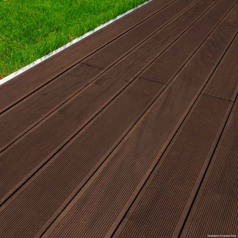 Jardí Composite Decking - 6 SQM - Conker Brown