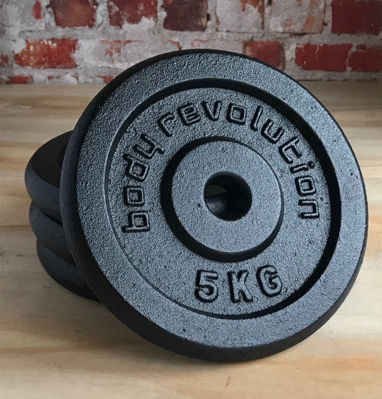 Cast Iron Weight Plates 5kg PAIR