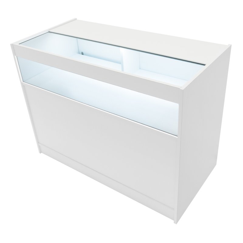 Hyperion LED Shop Counter Set K1200, B1200, TB60 & LM60 - White