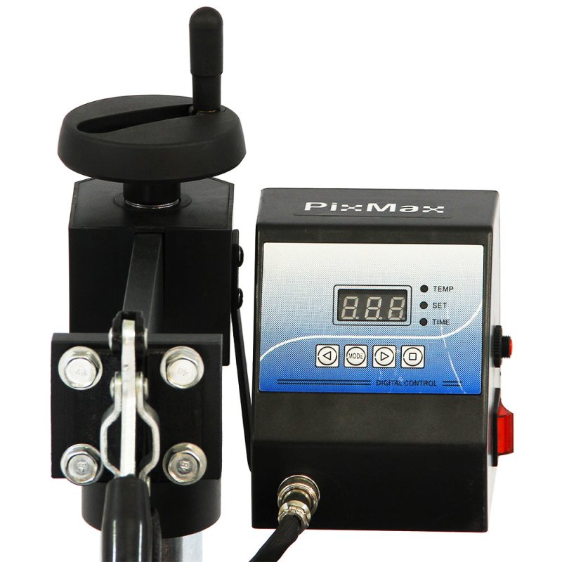 PixMax 5 in 1 Combo Swing Press T-Shirt Mug Cap Plate Sublimation Pressing, Multi Use Heat Transfer