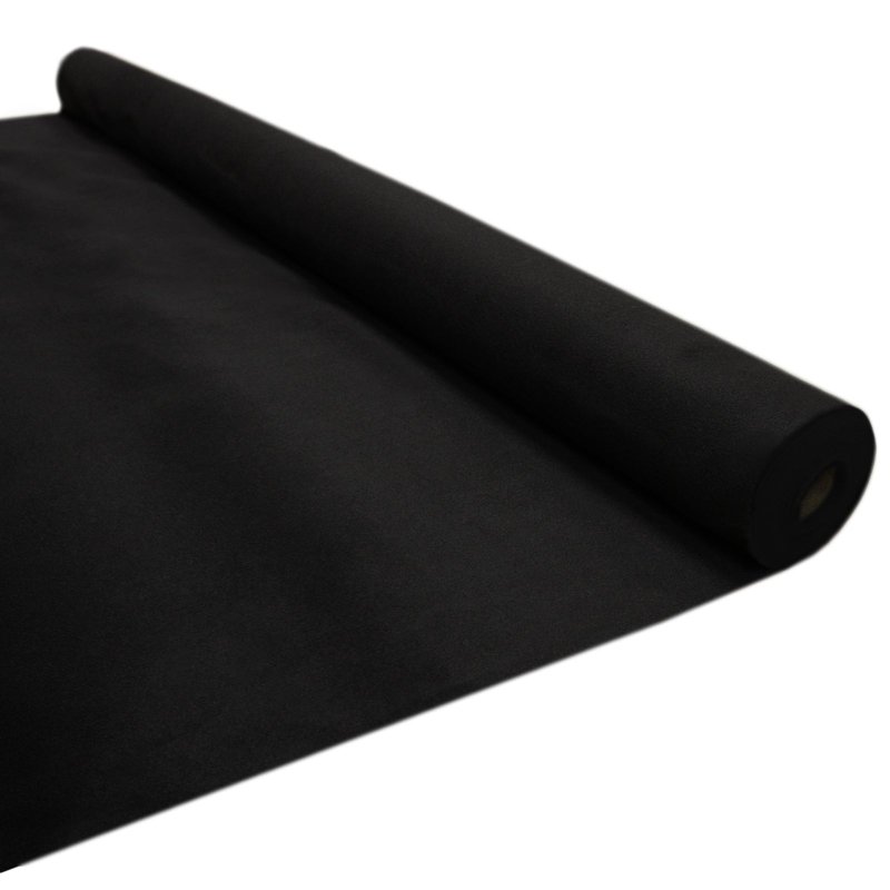 11m2 Van Lining Carpet Super Stretch Kit Camper Motor Homes Black & 5 Heavy Duty Adhesive Glue Spray Cans
