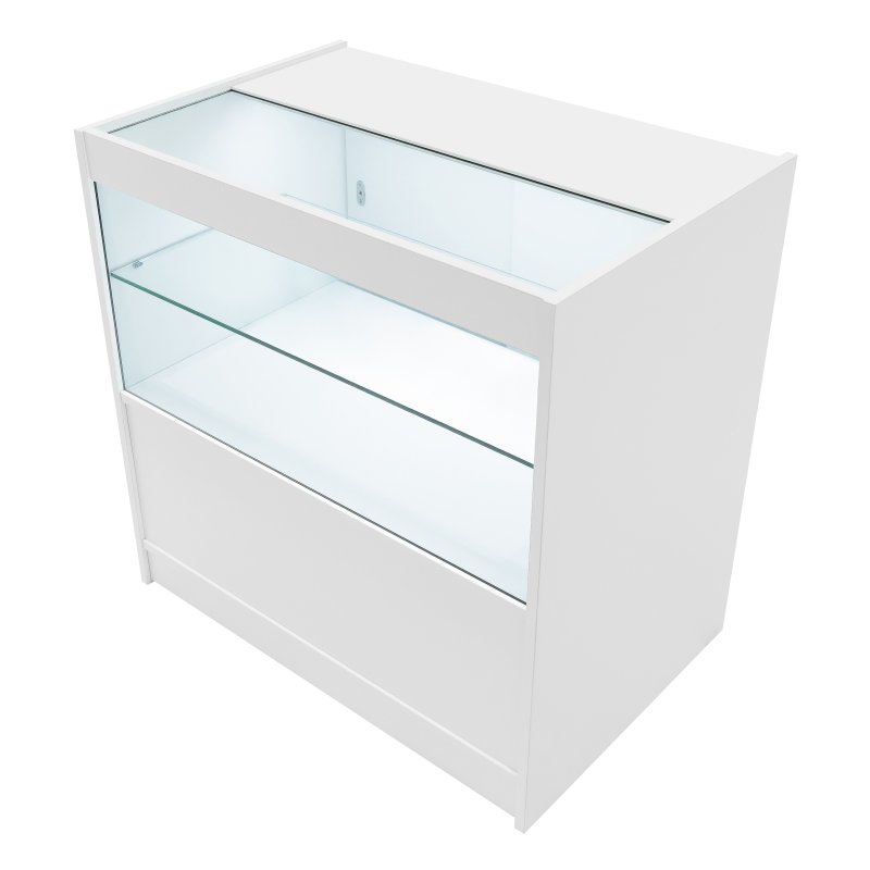 Harmonia LED Shop Counter Set B900, C900 & LM60 - White