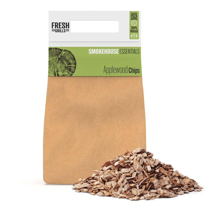 Portable BBQ with Applewood Wood Chips