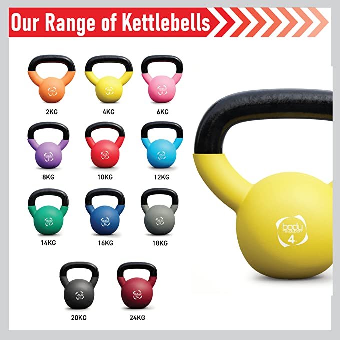 Body Revolution Neoprene Kettlebells 24kg