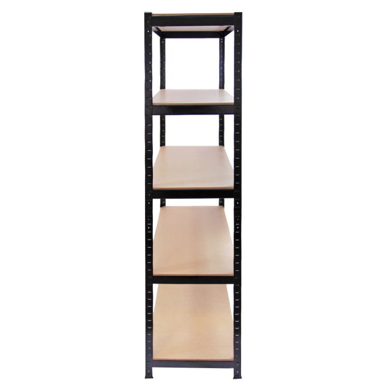 Monster Racking 90 x 45 x 180 cm Garage / Warehouse Shelving Unit / Racking Bay, Black Boltless Unit