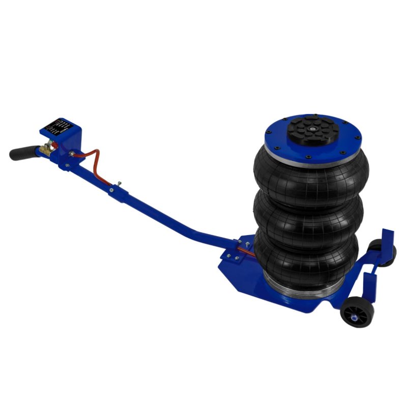 Air Bag Jack 3.5 Ton 7700 LBS Capacity Long Lever Rubber Grip Handle Pneumatic Heavy Duty Quick 3-5 Second Car Lifting Jack Triple Bag Auto Repairing Tyres Changing 13.5 - 40cm / 16 Inch Lifting Range