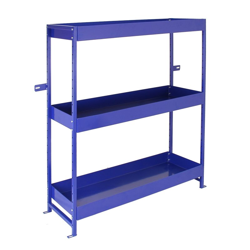 Monster Racking, Lightning Van Racks Metal Shelves Tool Storage Unit Duo, 116.5cm x 115cm x 34.8cm