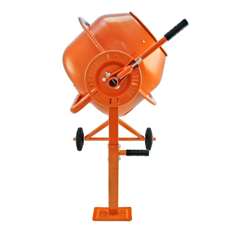 Earth Auger, Cement Mixer & 4 Stroke Post Driver Petrol Electric 70L Garden Drill Rammer Planting Fence Post Ground Hole Powerful Heavy-Duty Portable FREE Tool Kit, Protective Equipment & Carry Case