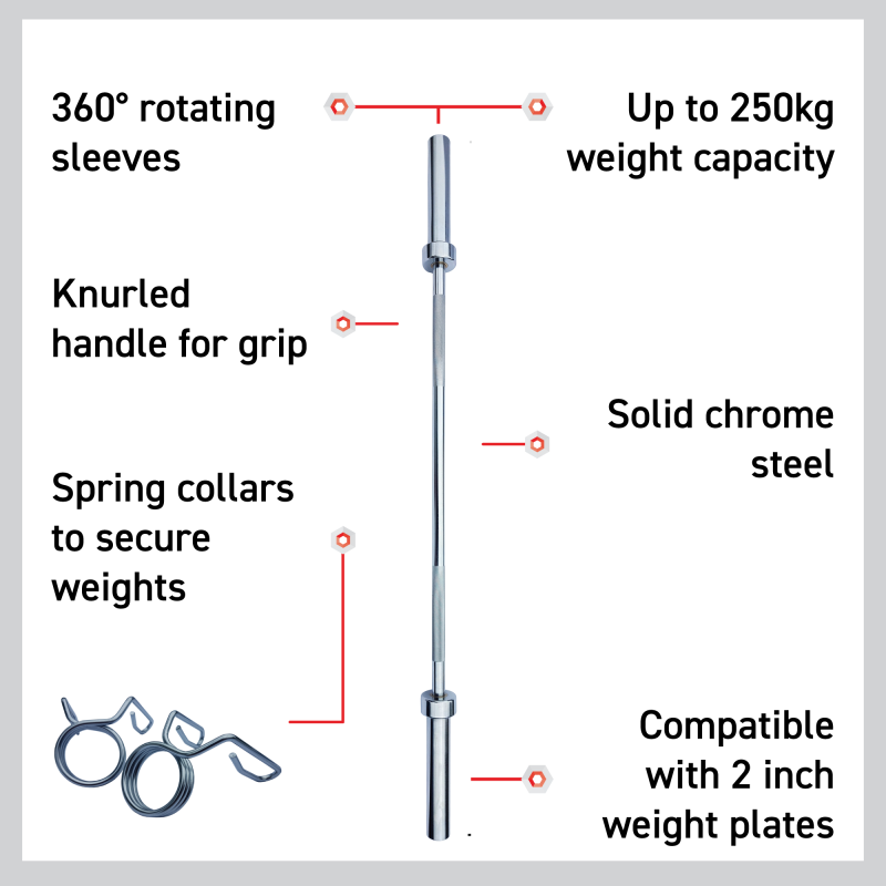 Body Revolution Olympic Barbell Bar 5ft