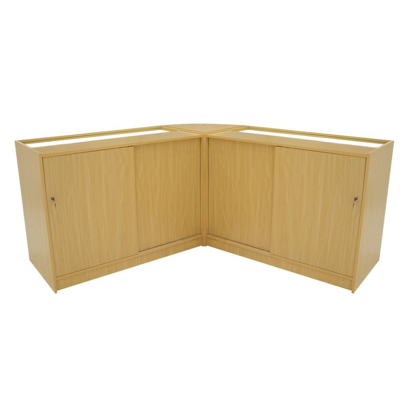 Iris LED Shop Counter Set CM60 & 2 x B1200 - Maple