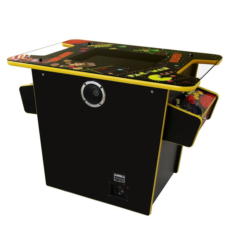 MonsterShop Cocktail Table Retro Arcade Games Machine / 2 Player Classic Cabinet 60 Games