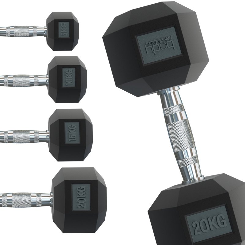 Hex Dumbbells 32.5kg pair