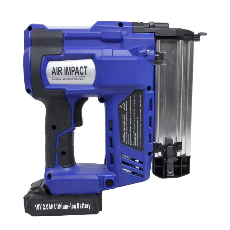 T-Mech 2 in 1 Nail & Staple Gun Cordless Powerful Electric Heavy Duty Stapler Nailer Tacker 18V, 600 x Nails & Staples, Additional Battery