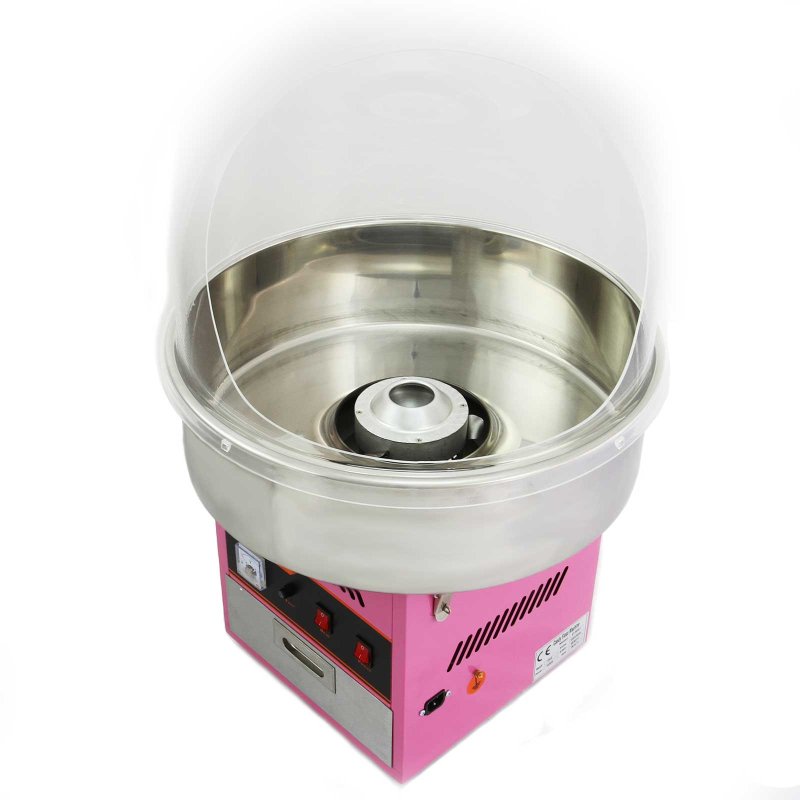 KuKoo Acrylic Dome for Candy Floss Machines, Transparent, 53.5cm x 37cm x 53.5cm