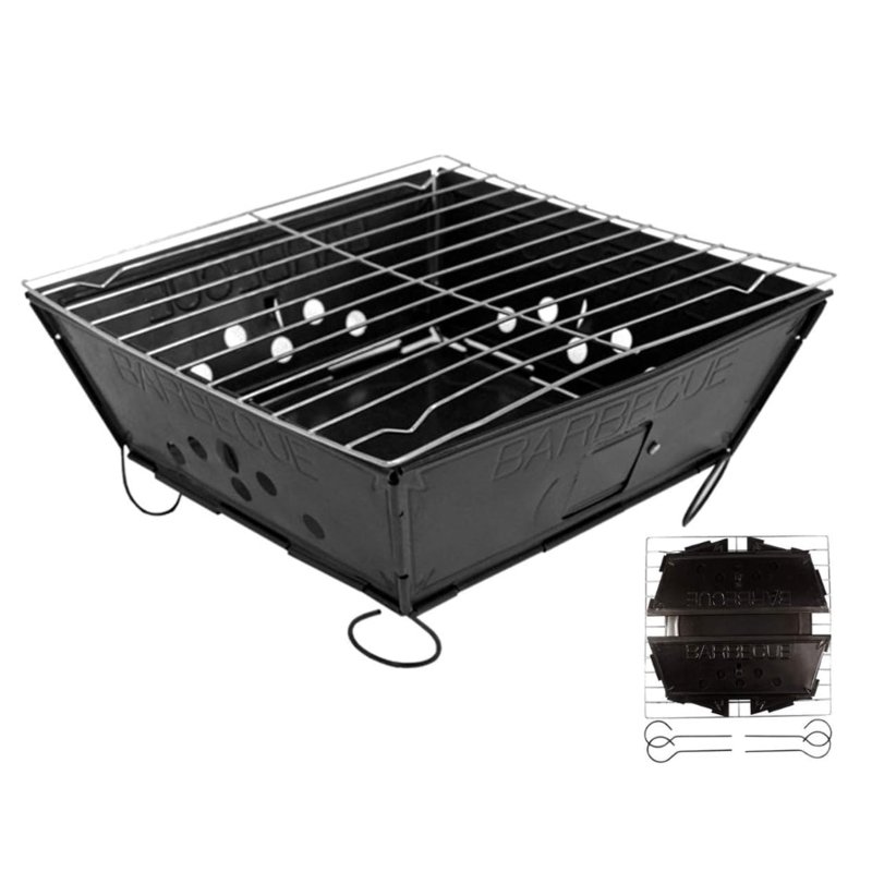 Portable BBQ with Oak Wood Chips