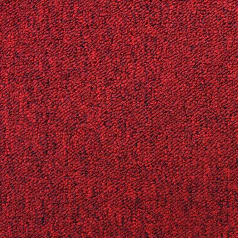 20 x Scarlet Red Carpet Tiles 5 Square Metres Commercial Hard Wearing Heavy Duty Domestic Premium Office Home Flooring
