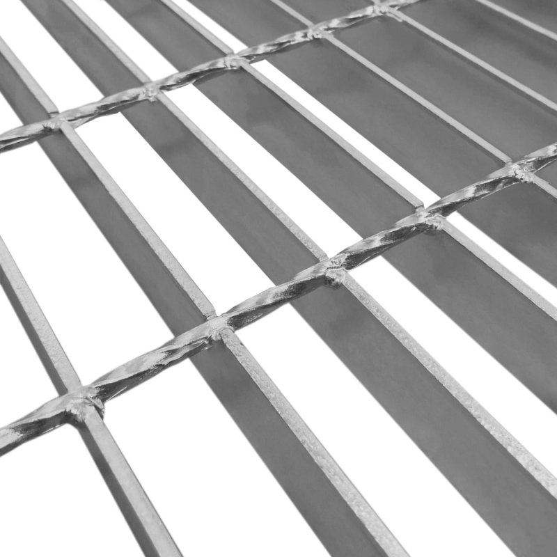 Galvanised Grating Floor Forge Walkway Mesh Floor Panel Grid Drainage Gutter Vent Heavy Duty Weatherproof Steel Zinc Coated 1000mm x 700mm x 30mm 4mm Metal Thickness 700kg Load Capacity