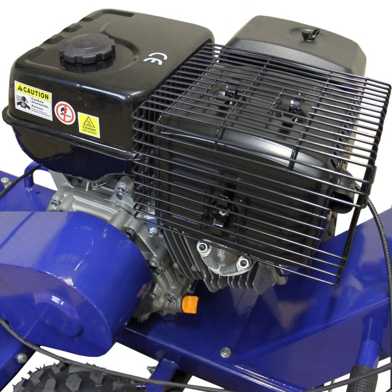 15HP Stump Grinder Tree Root Cutter Removal Machine Petrol 4-Stroke Engine 9 Tungsten Blades 6.5L Fuel Tank 1.1L Oil Tank Heavy Duty Wheels Garden Landscaping FREE Safety Equipment & Tool Kit