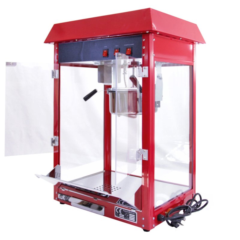 KuKoo Popcorn Maker Machine / 8 Ounce Large Popcorn Making Popping Corn / Party Event Catering