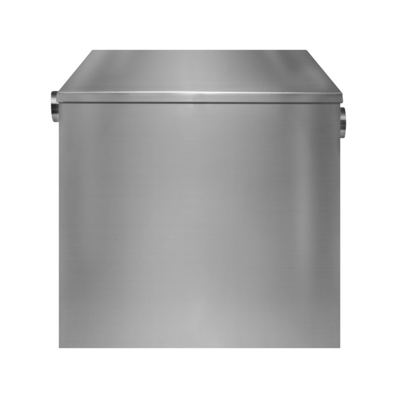 Commercial Grease Trap 60L Under Sink Interceptor 9KG Stainless Steel Waste Fat Oil Water Separator Filter Restaurant Kitchen Takeaway Hotel Cafe 50mm Inlet Outlet Compact 39cm H x 39cm W x 39cm D