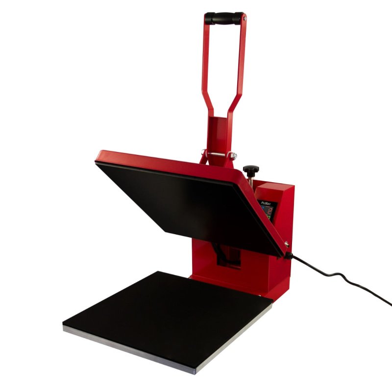 Heat Press Digital Transfer Machine Sublimation Printer 38 x 38cm Flat Clam Teflon Sheet Touchscreen Display Adjustable Pressure Ink Vinyl 250C DIY Professional T-shirt Business 10 Sublimation Sheets