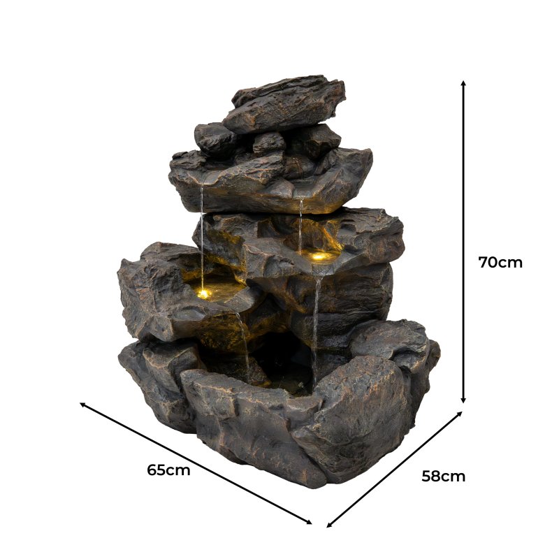 Electric Water Feature - Rustic Rapids