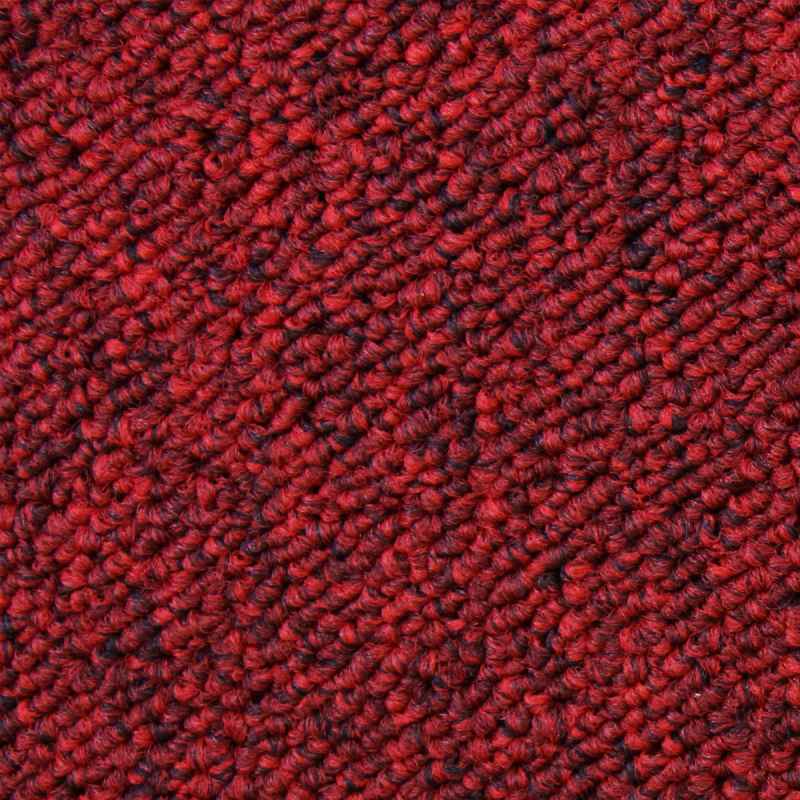 20 x Scarlet Red Carpet Tiles 5 Square Metres Commercial Hard Wearing Heavy Duty Domestic Premium Office Home Flooring
