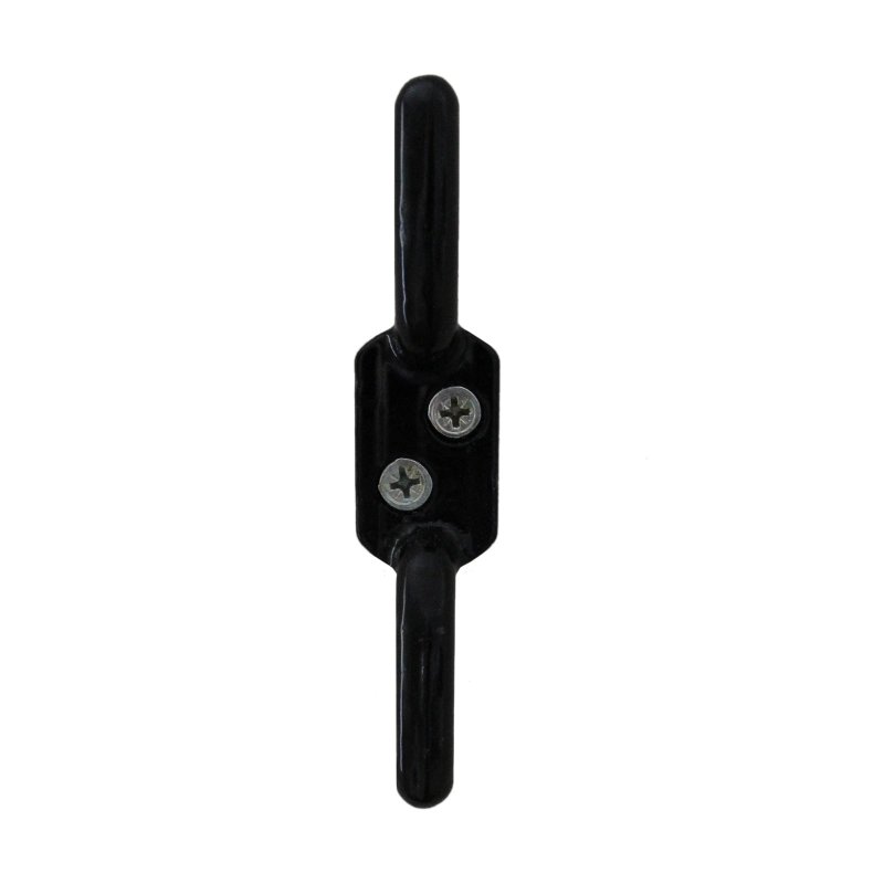 Clothes Airer Ceiling Pulley Maid Traditional Mounted Clothing Dryer 6 Lath Laundry Drying Rack Rail 1.2m Black