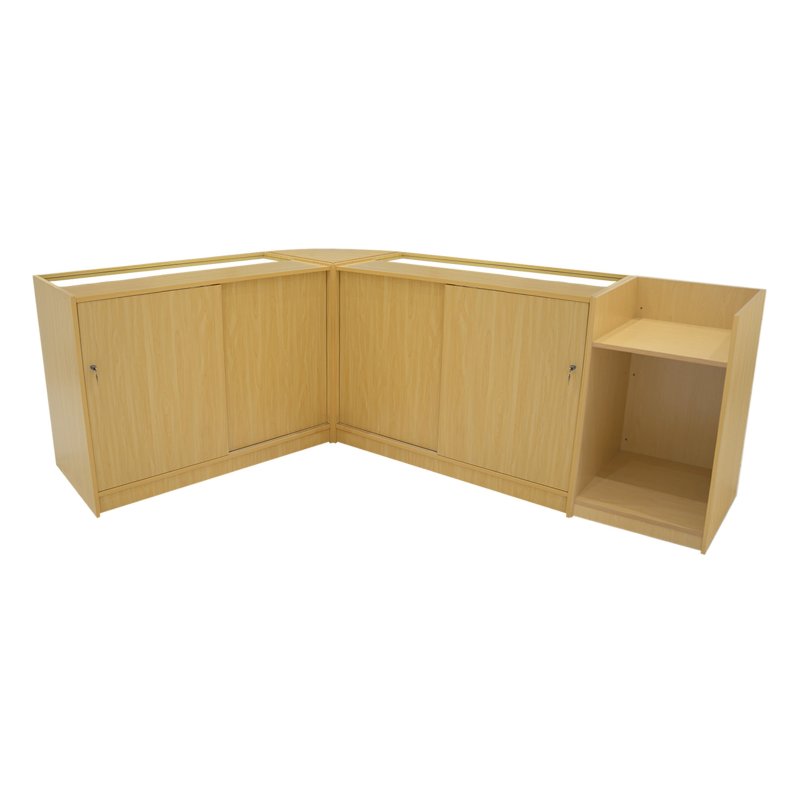 Eclipse LED Shop Counter Set LM60, TB60 & 2 x C1200 - Maple