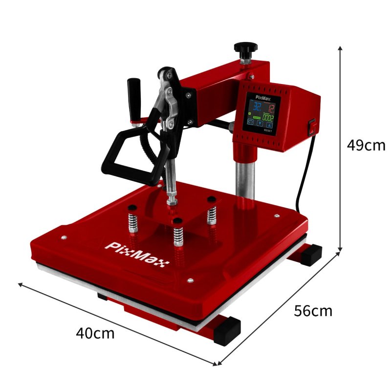 Heat Press Machine T-Shirt Printing Vinyl Sublimation Photo Transfer + Printer