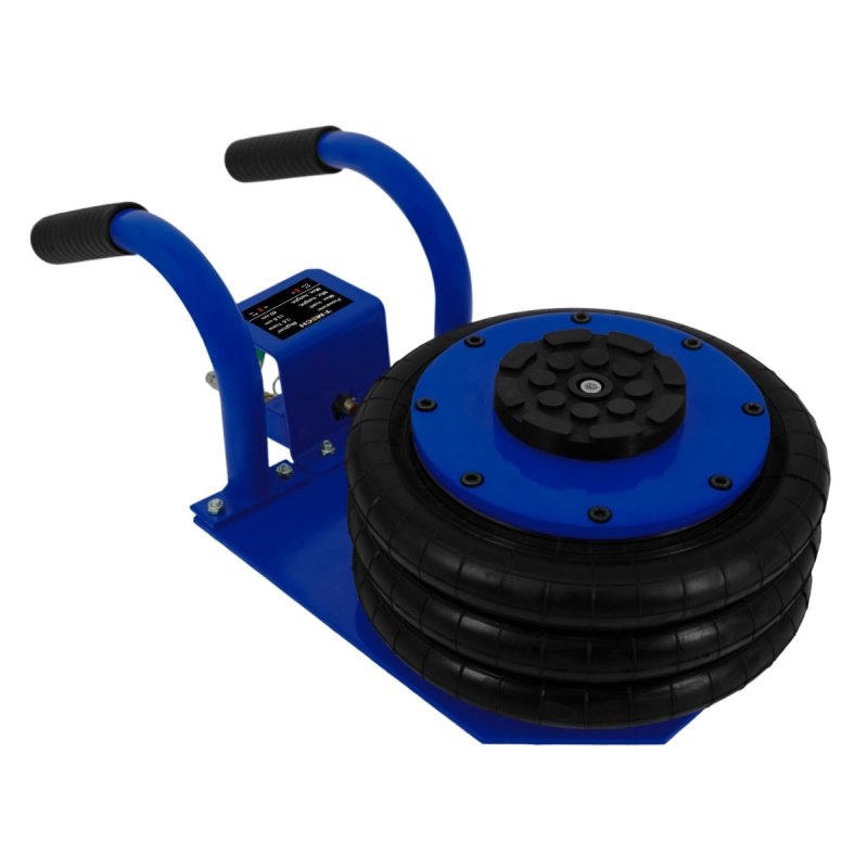 Air Bag Jack 3.5 Ton 7700 LBS Capacity Pneumatic Heavy Duty Quick 3-5 Second Car Lifting Jack Triple Bag Auto Repairing Tyres Changing Rubber Grip Handles 13.5 - 40cm / 16 Inch Lifting Range
