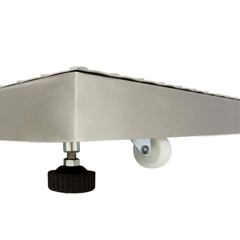 T-Mech Industrial Floor Platform Weighing Scales, 90cm x 60cm, Stainless Steel