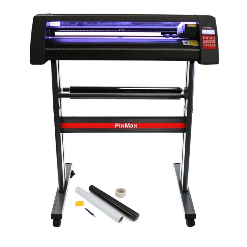 Vinyl Cutter Plotter LED 720mm, Signcut Pro Software, Vinyl Rolls & Weeding Kit Transfer Custom Personalise Bundle