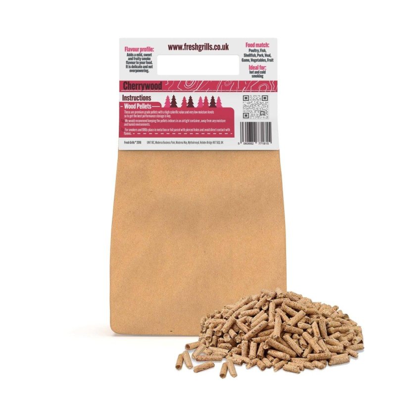 Wood Pellets BBQ Grill Wood Fired Pizza Oven Kamado Smokers Applewood 18kg