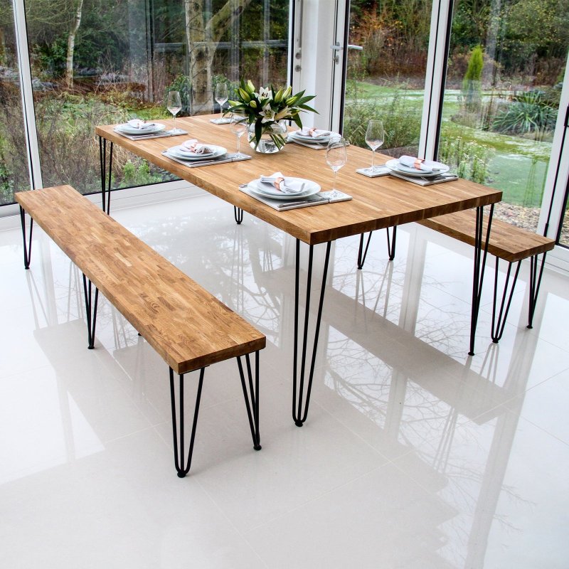 4 x Hairpin Legs / Hair Pin Legs Set SkiSki Legs Furniture Desk Bench Chair Table 14