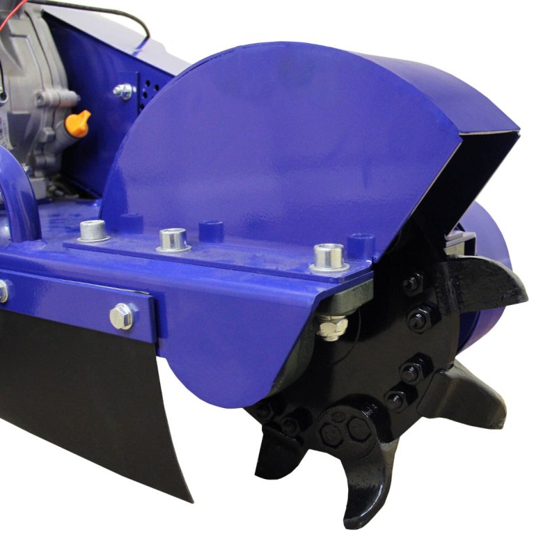 15HP Stump Grinder Tree Root Cutter Removal Machine Petrol 4-Stroke Engine 9 Tungsten Blades 6.5L Fuel Tank 1.1L Oil Tank Heavy Duty Wheels Garden Landscaping FREE Safety Equipment & Tool Kit