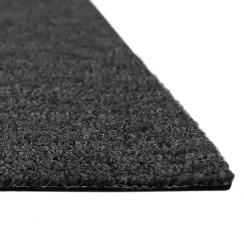 40 x Carpet Tiles Charcoal Black 10m2 Heavy Duty Commercial Retail Shop Office Home Domestic Premium Flooring Easy Installation 50cm x 50cm Square Anti Slip