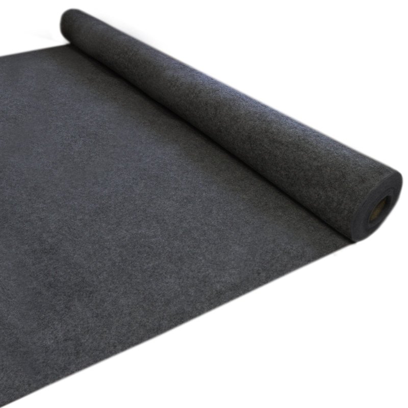 11m2 Van Lining Carpet Super Stretch Kit Camper Motor Homes Anthracite Dark Grey & 5 Heavy Duty Adhesive Glue Spray Cans