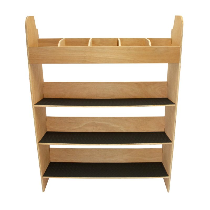 Van Racking Ford Transit Custom & Toolbox Storage Units SWB LWB 12mm Thick Plywood Rack Shelving Tool Organiser Driver & Passenger Side RHD LHD 136cm H x 102cm W x 30cm D FREE Non-Slip Rubber Mats