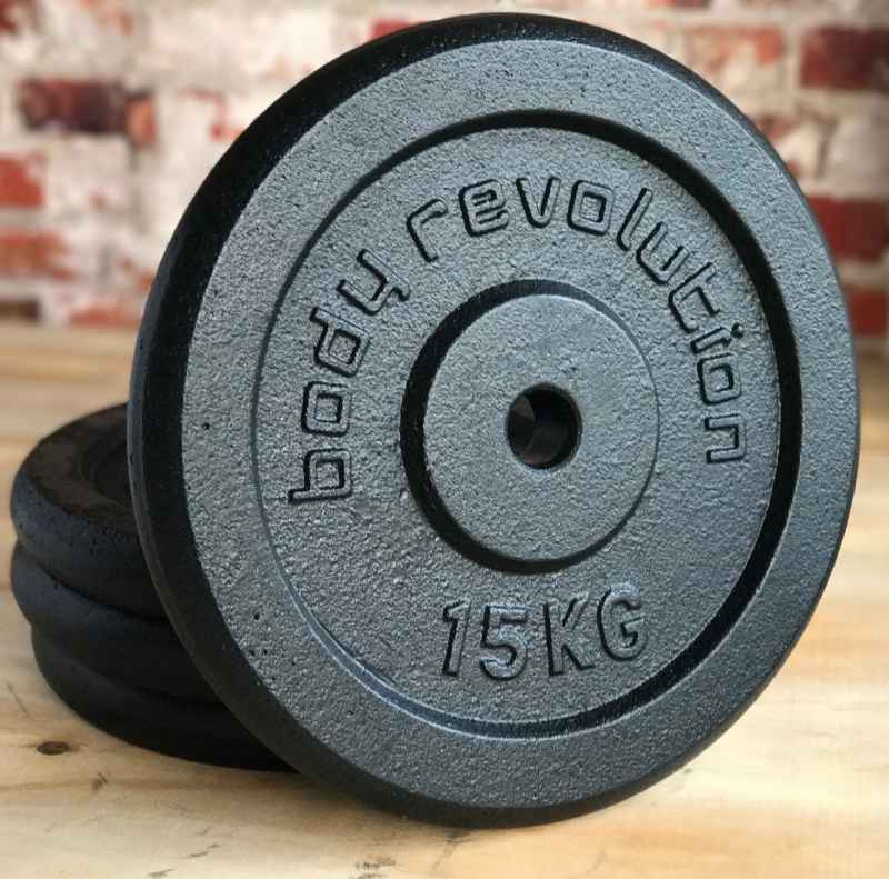 Cast Iron Weight Plates 15kg PAIR