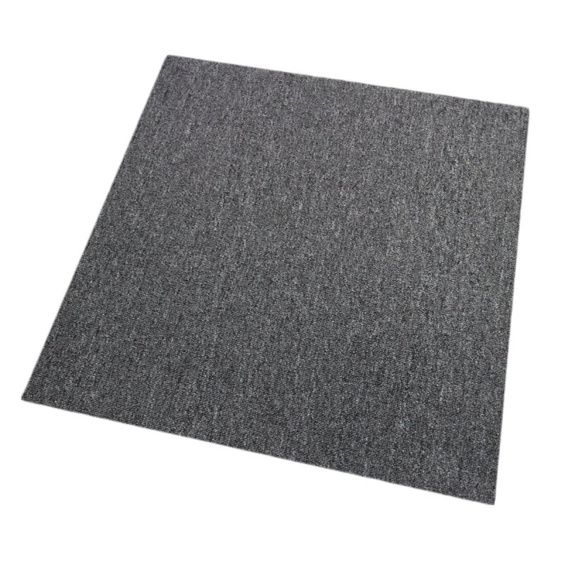 40 x Carpet Tiles Anthracite Grey 10m2 Heavy Duty Commercial Retail Shop Office Home Domestic Premium Flooring Easy Installation 50cm x 50cm Square Anti Slip