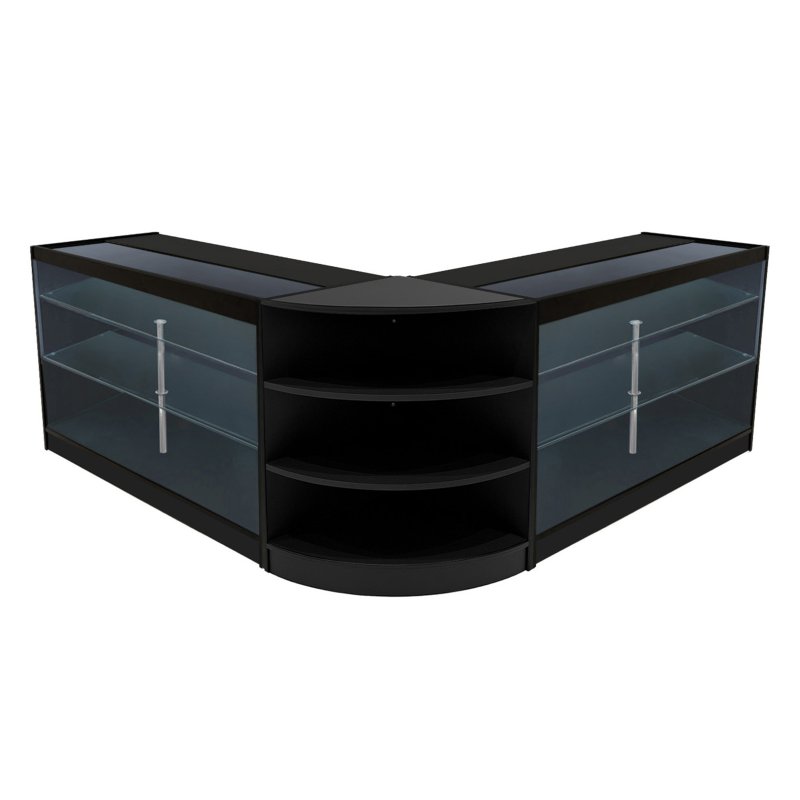 Apollo LED Shop Counter Set LM60 & 2 x K1500 - Black