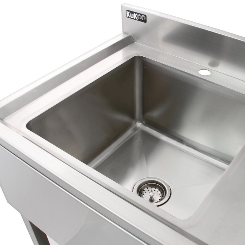 6ft Stainless Steel Catering Bench & 2 Wall Mounted Shelves Commercial Kitchen Work Prep Table Worktop Backsplash 2 Tier Adjustable Heavy Duty Corrosion Resistant FREE Microfibre Cloths & Fixing Kit