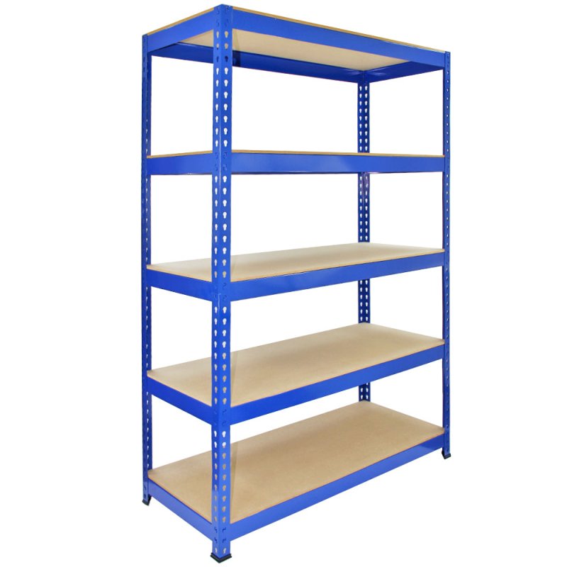 3 Monster Racking Q-Rax Heavy Duty Shelving Unit Garage Strong Shelf Units, 200kg/shelf, 120cm