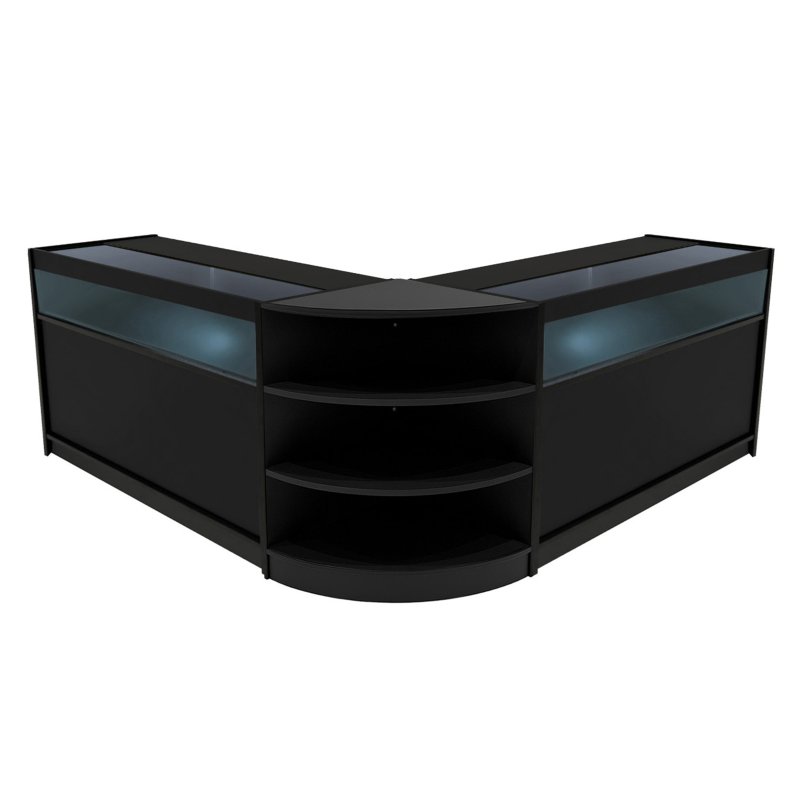 Theseus LED Shop Counter Set LM60 & 2 x B1500 - Black