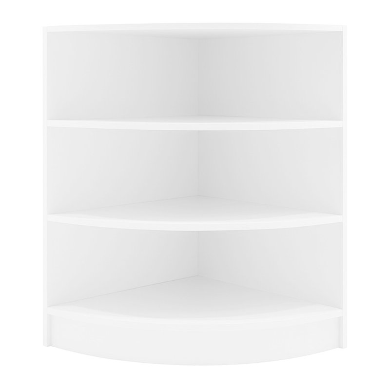 Retail Shop Corner Counter LM60 - White