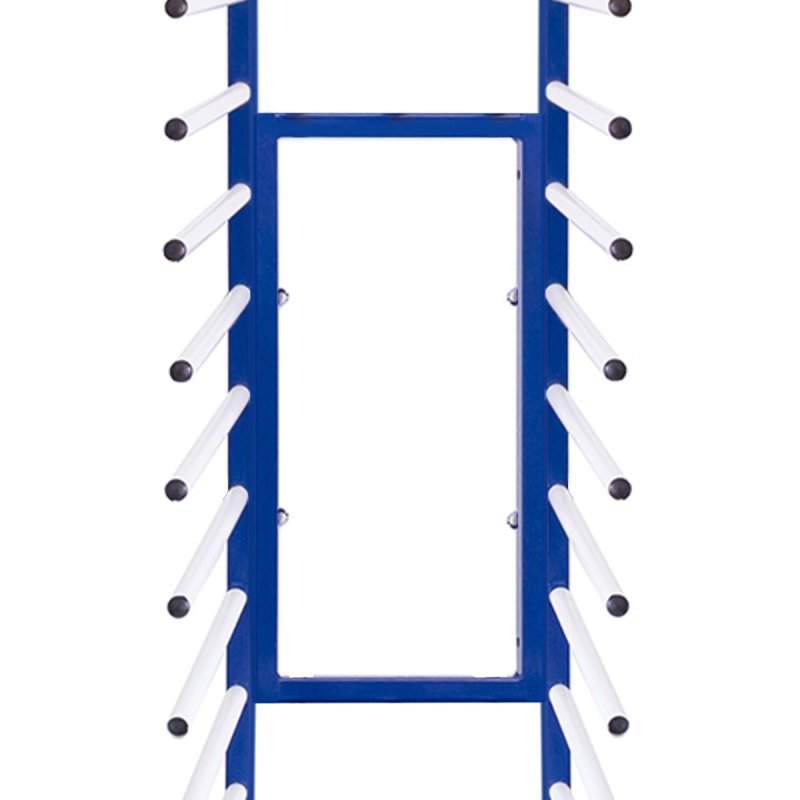 Combi Spray Drying Rack Trolley 2 Way Connector Joining Kit Extender Blue Powder Coated Steel Workshop Industrial Spray Paint Shop DIY 4 x FREE Hand Bolts