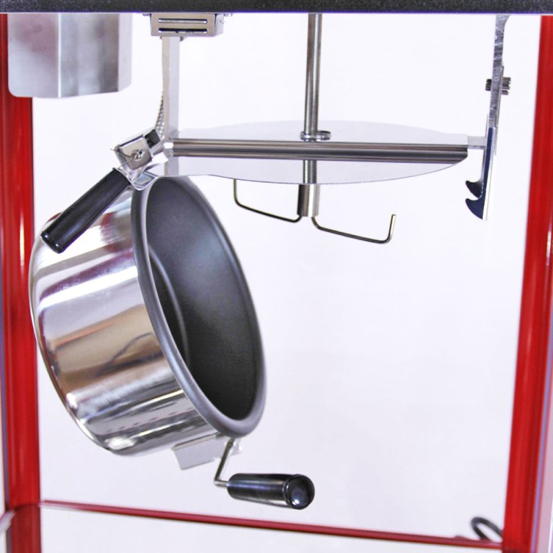 Popcorn Maker Machine / 8 Ounce Large Kukoo Pop Corn Machine With Matching Cart