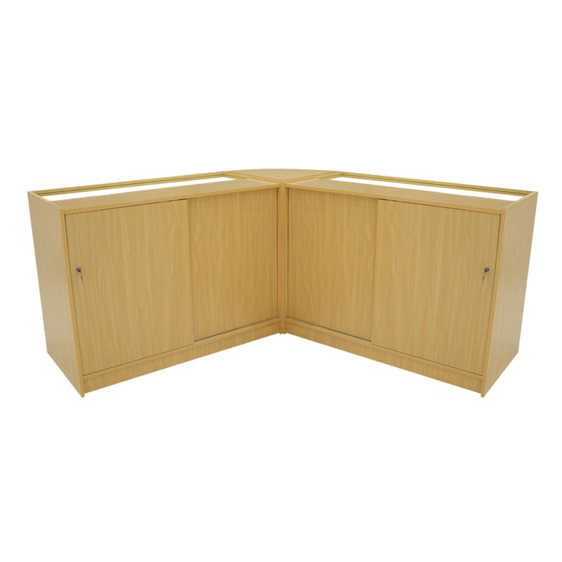 Andromeda LED Shop Counter Set LM60 & 2 x C1200 - Maple